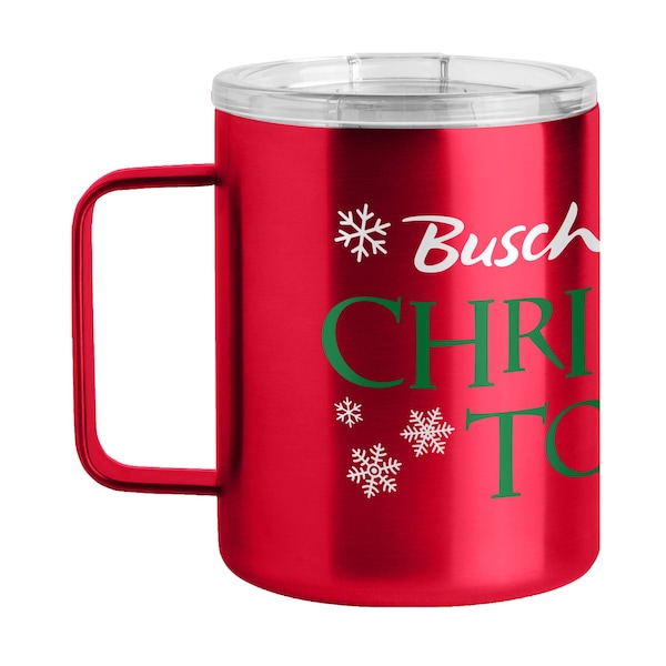 Logo Brands Busch Gardens 15oz Christmas Town Stainless Steel Mug C4616-S15M-C1 - main